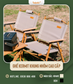 Ghế Kermit khung nhôm cao cấp