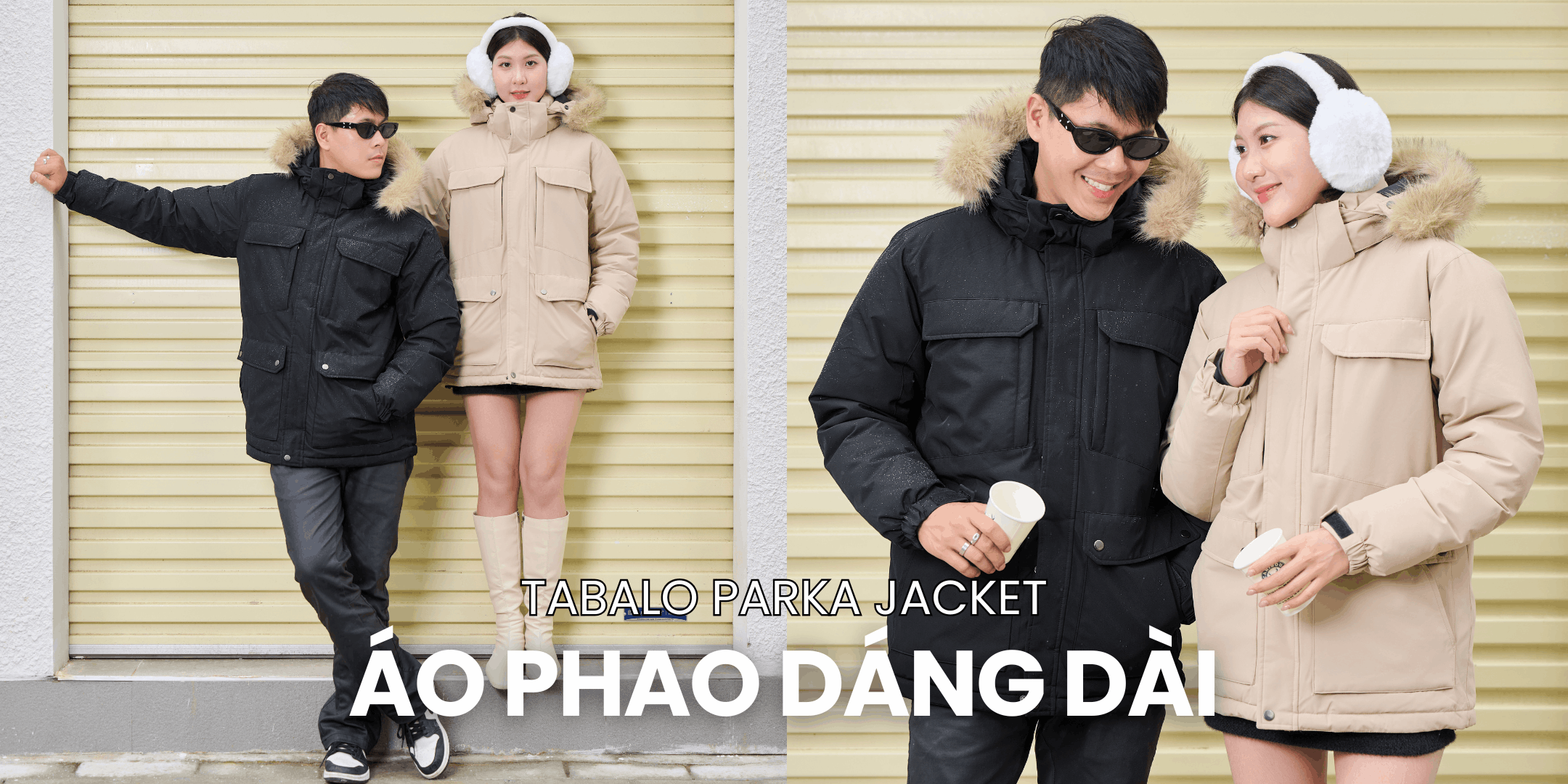 Áo phao dáng dài