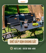 GHẾ GẤP GỌN KHUNG SẮT TABALO