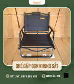 GHẾ GẤP GỌN KHUNG SẮT TABALO - Ảnh 3