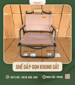 GHẾ GẤP GỌN KHUNG SẮT TABALO - Ảnh 5