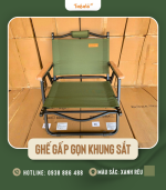 GHẾ GẤP GỌN KHUNG SẮT TABALO - Ảnh 2
