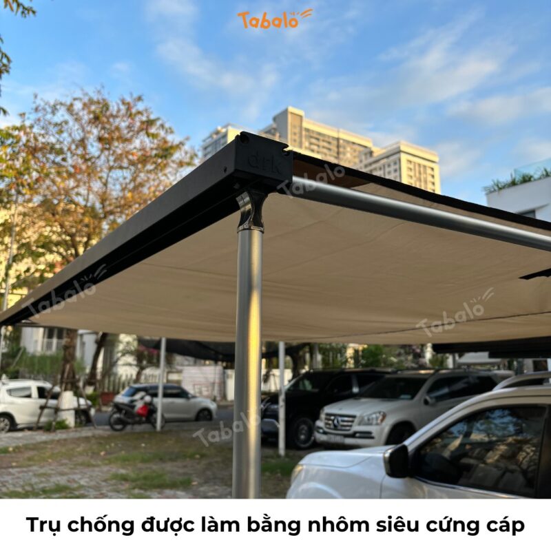 chi tiết mái che gắn nóc ô tô 4