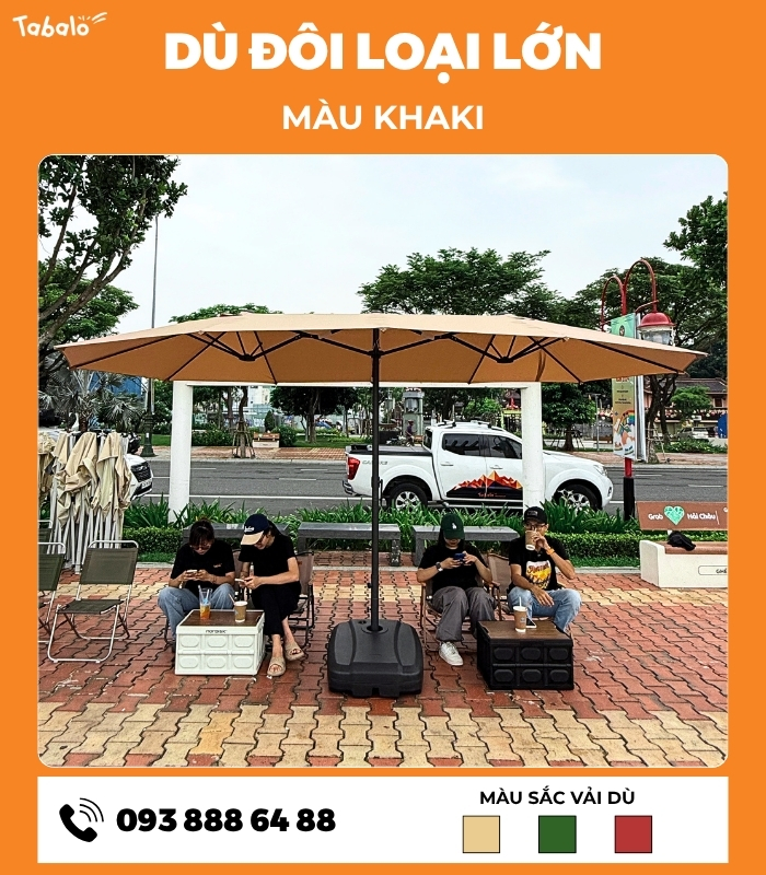 DÙ ĐÔI GẤP GỌN